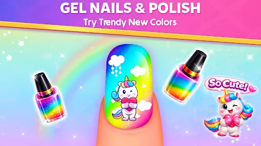 Nail Salon: Makeover Games – Diseño de Uñas Creativo y Divertido - Screenshot 11
