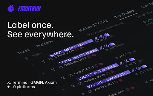Frontrun: La herramienta definitiva para trading crypto en Solana - Screenshot 4