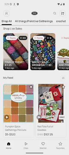 Descarga Primitive Gatherings App – Compras de Telas y Manualidades - Screenshot 2