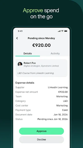 Payhawk: Gestión de Gastos y Tarjetas Corporativas – Descarga - Screenshot 7