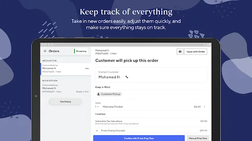 Descarga DoorDash Order Manager – Gestiona tus pedidos hoy - Screenshot 1