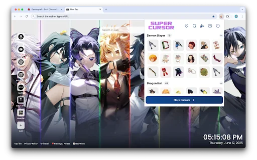 Anime Cursor: Personaliza tu Navegador con Estilo Anime - Screenshot 3