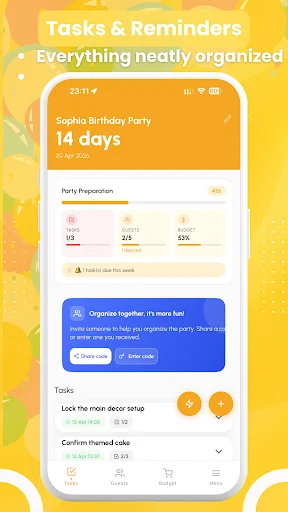 Descargar Fiesta: Invitaciones y Gestión de Eventos – Gratis - Screenshot 3