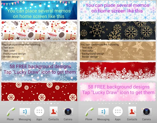 Sticky Memo Notepad Christmas: Notas Adhesivas Navideñas - Screenshot 5