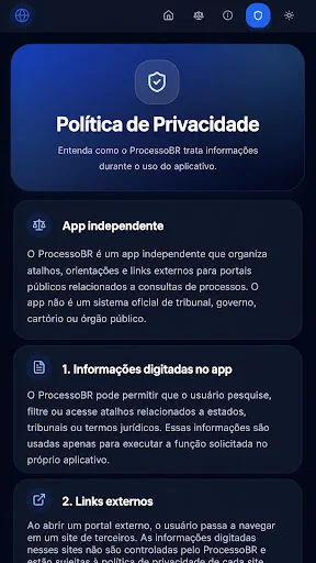 Descargar ProcessoBR: Guía de Procesos – Accesos Directos Gratis - Screenshot 18