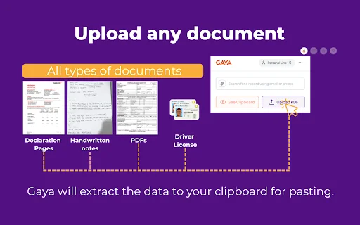 Gaya.ai: Automatiza la entrada de datos en seguros y ahorra tiempo - Screenshot 3