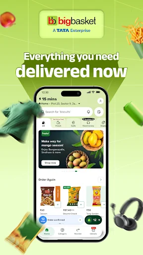 Descarga bigbasket: Haz tu compra de supermercado online fácil - Screenshot 1
