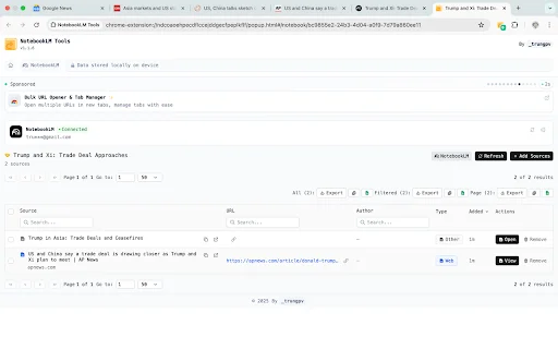 NotebookLM Tools: Optimiza tu Productividad y Gestión de Fuentes - Screenshot 5