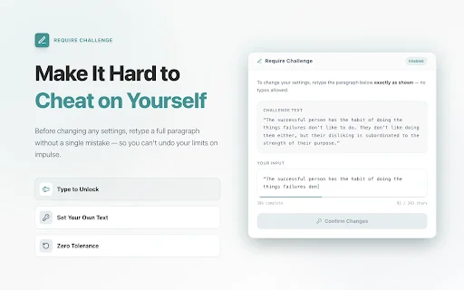 StayFocusd: Bloqueador de Sitios y Temporizador de Enfoque - Screenshot 5