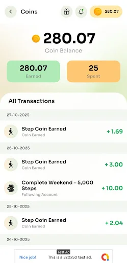Descarga Walk Wallet: Camina, Acumula Monedas y Gana Premios - Screenshot 5