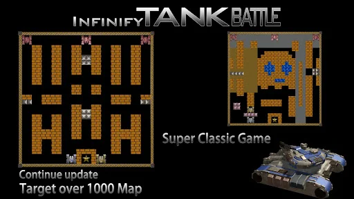 Descarga Infinity Tank Battle – 8 bit: 610 Mapas de Acción Retro - Screenshot 1