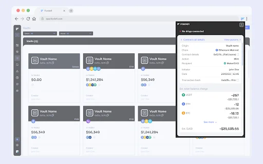 Descargar Fordefi: Wallet Institucional DeFi | Extensión Segura - Screenshot 2