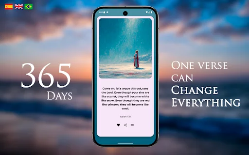 Bivelia: Versículos Bíblicos Diarios – Inspiración y Fe Gratis - Screenshot 1