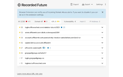Recorded Future: Inteligencia de Amenazas en Tiempo Real - Screenshot 1