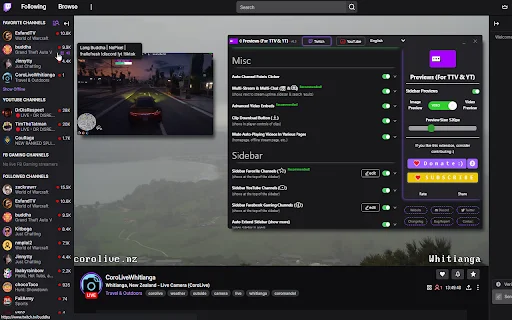 Previews: Mejora Twitch, YouTube y Kick – Descarga Gratis - Screenshot 1