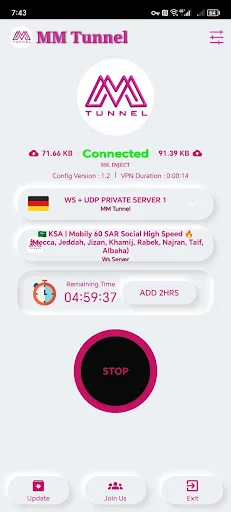 Descargar MM Tunnel APK v1.31 – VPN Rápida y Segura Gratis - Screenshot 4