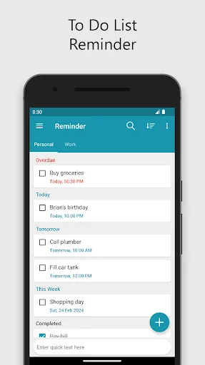 To Do List Reminder: Organiza tus tareas y aumenta tu productividad - Screenshot 1