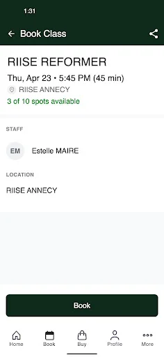 Descarga Monday Sports Club: Reserva tus sesiones deportivas en París - Screenshot 3