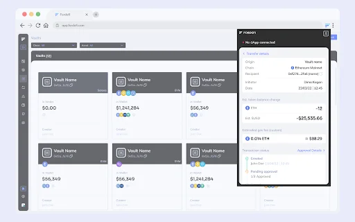 Descargar Fordefi: Wallet Institucional DeFi | Extensión Segura - Screenshot 3