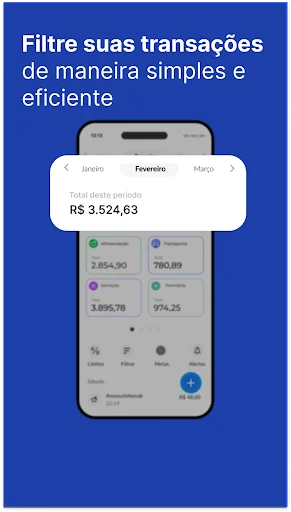 Descargar Fing: Finanças Pessoais – Controla tus Gastos Gratis - Screenshot 7
