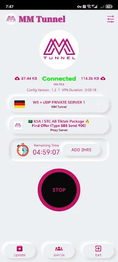 Descargar MM Tunnel APK v1.31 – VPN Rápida y Segura Gratis - Screenshot 6