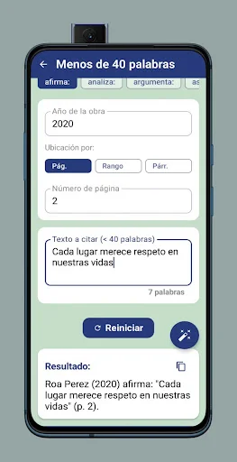 GenerAPA: Generador de Citas APA Automático – Descarga Gratis - Screenshot 21