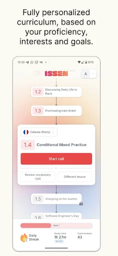 ISSEN: Domina Idiomas con IA – Tutor de Voz Inteligente - Screenshot 4