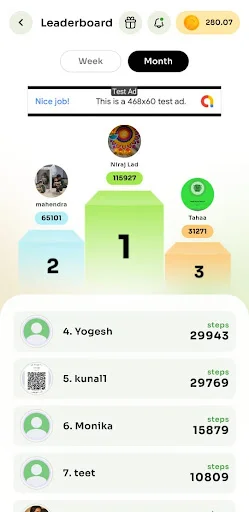 Descarga Walk Wallet: Camina, Acumula Monedas y Gana Premios - Screenshot 6