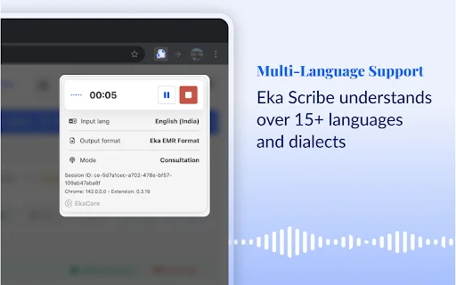 EkaScribe: El Asistente IA para Notas Médicas y Consultas - Screenshot 4