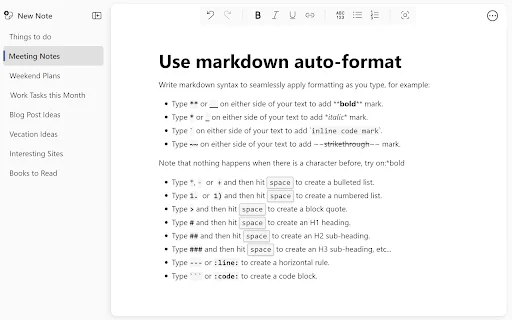 Notebook: Notas Rápidas y Simples – El Mejor Block de Notas Online - Screenshot 3