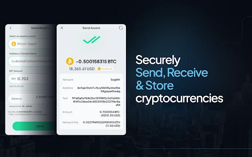 Hero Wallet: La Billetera Cripto Multicadena Más Segura y Privada - Screenshot 3