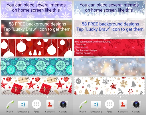 Sticky Memo Notepad Christmas: Notas Adhesivas Navideñas - Screenshot 12