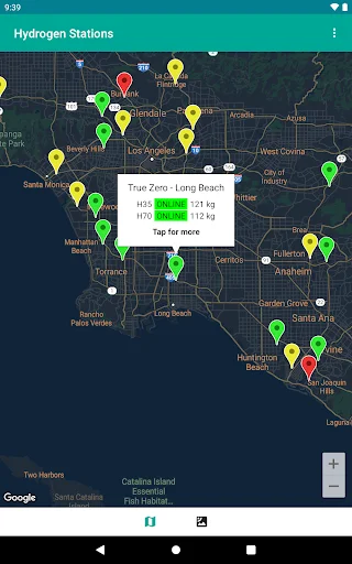 Hydrogen Stations USA: Localizador de Hidrógeno para tu Vehículo - Screenshot 10