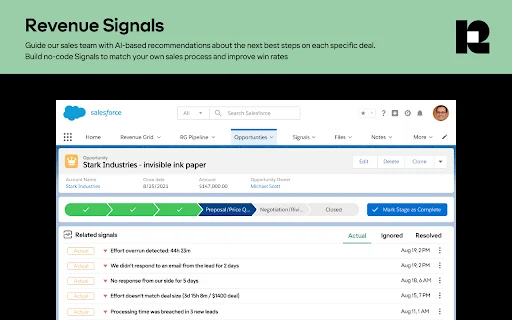 Revenue Grid para Salesforce y Gmail: Optimiza tus Ventas - Screenshot 4