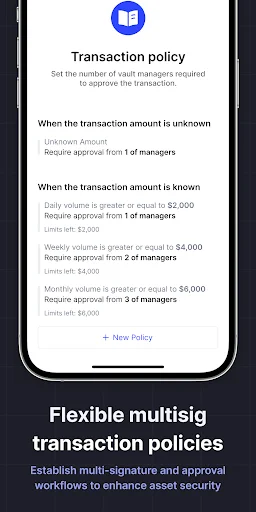 Descargar MPCVault: Billetera Cripto Multisig para Equipos - Screenshot 3