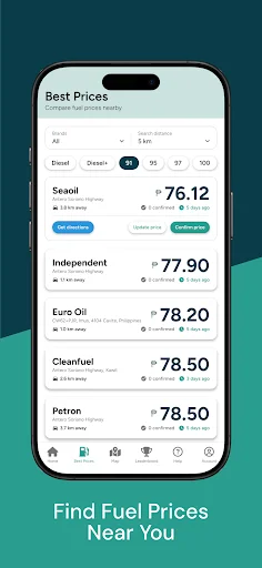 Gas PH: Encuentra los precios de combustible más baratos en Filipinas - Screenshot 3